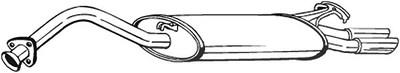 Bosal Endschalldämpfer [Hersteller-Nr. 278-147] für Audi von BOSAL