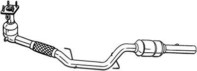 Bosal Katalysator [Hersteller-Nr. 090-034] für Seat, Skoda, VW von BOSAL