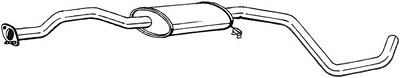 Bosal Mittelschalldämpfer [Hersteller-Nr. 285-847] für Ford von BOSAL