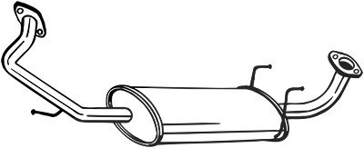 Bosal Mittelschalldämpfer [Hersteller-Nr. 281-357] für Kia von BOSAL