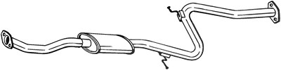 Bosal Mittelschalldämpfer [Hersteller-Nr. 283-471] für Mazda von BOSAL