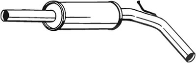 Bosal Mittelschalldämpfer [Hersteller-Nr. 233-323] für VW von BOSAL