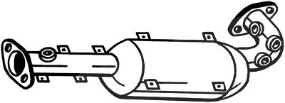 Bosal Ruß-/Partikelfilter, Abgasanlage [Hersteller-Nr. 095-114] für Nissan von BOSAL