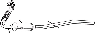 Bosal Ruß-/Partikelfilter, Abgasanlage [Hersteller-Nr. 095-358] für Ford von BOSAL