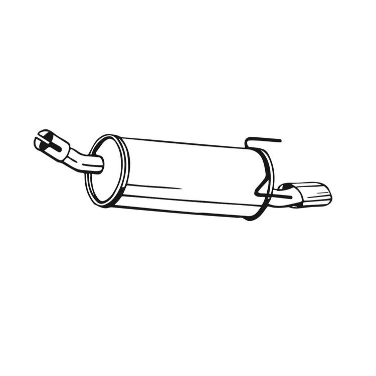 Endschalld?mpfer Opel Astra H A04 1,9 CDTI von BOSAL