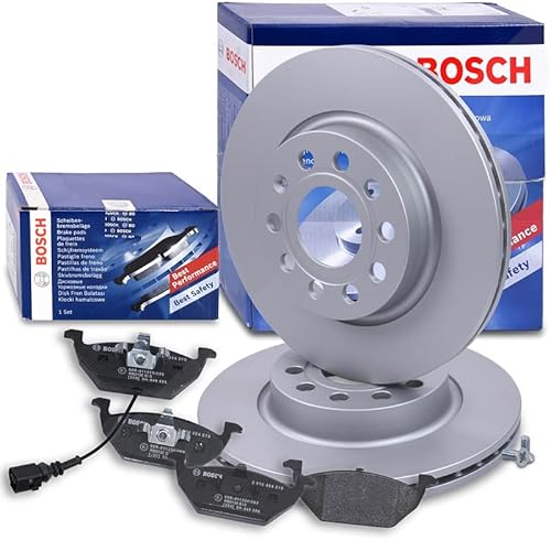 Bosch Bremsenset Vorderachse inkl. Bremsscheiben vorne Ø 280 mm Belüftet und Bremsbeläge vorne von BOSCH Bundle