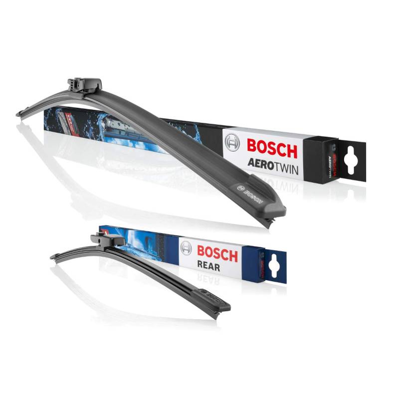 Bosch Scheibenwischer Heckwischer Vorne + Hinten, Aerotwin Spoiler A620S + A383H, Wischer Scheibenwischerblätter Set für Frontscheibe und Heckscheibe, Passend für - SKODA OCTAVIA III Combi (5E5, 5E6) von Bosch