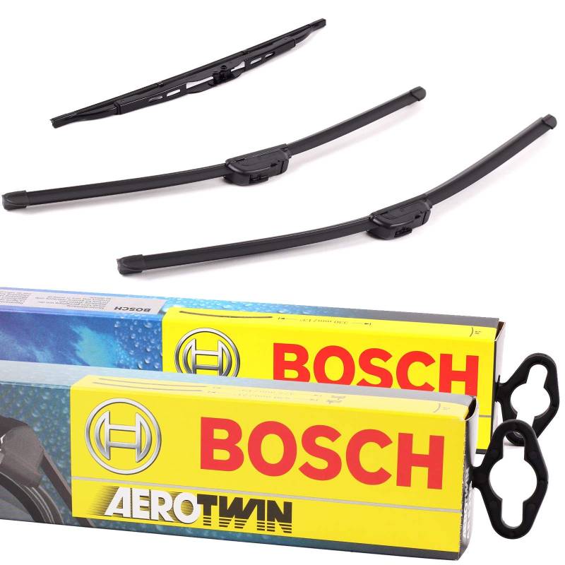 Set Bosch Wischer Wischerblatt Wischerblätter Scheibenwischer Scheibenwischerblätter Aerotwin A428S + Heckwischer Heckwischerblatt Heckscheibenwischer H351 von BOSCH Bundle