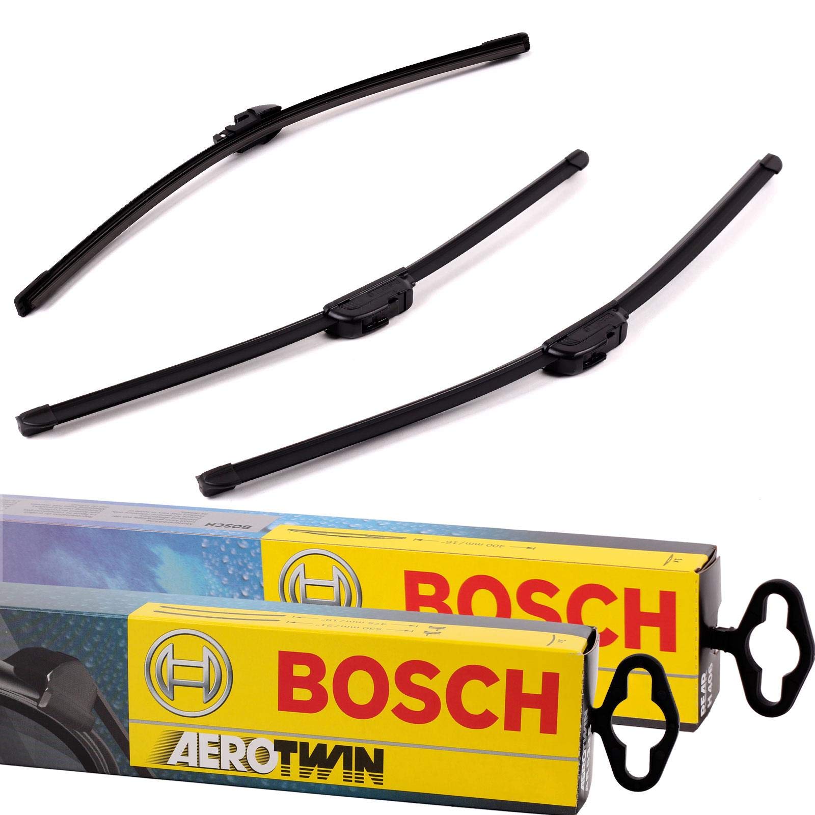 BOSCH Wischer vorne +hinten von BOSCH Bundle