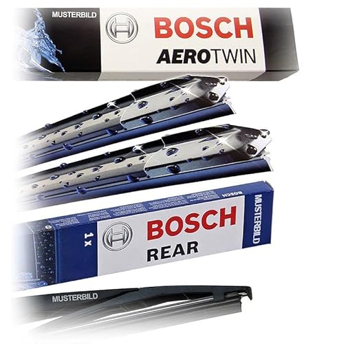 Set Bosch Wischer Wischerblatt Wischerblätter Scheibenwischer Scheibenwischerblätter Aerotwin A938S + Heckwischer Heckwischerblatt Heckscheibenwischer H840 von BOSCH Bundle