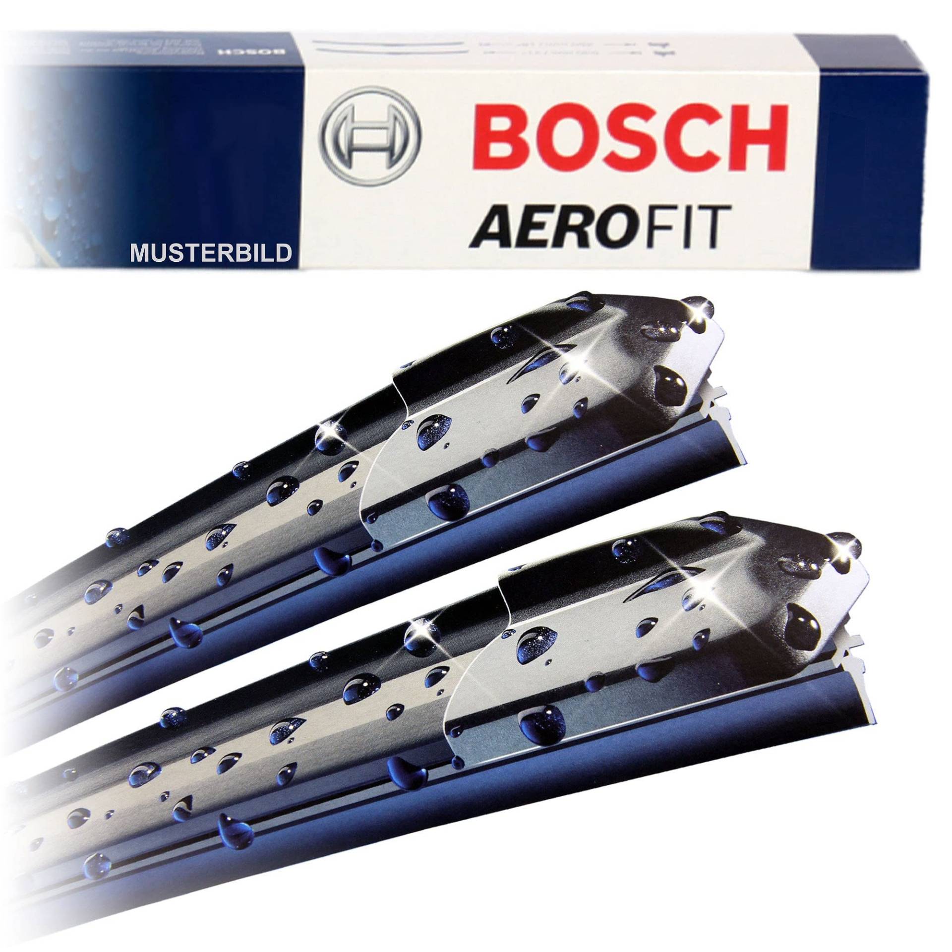 Set Bosch Wischer Wischerblatt Wischerblätter Scheibenwischer Scheibenwischerblätter Aerotwin AF531 + Heckwischer Heckwischerblatt Heckscheibenwischer H250 von BOSCH Bundle