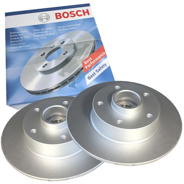 2 Bosch Bremsscheiben hinten Ford Galaxy Seat Alhambra VW Sharan von BOSCH