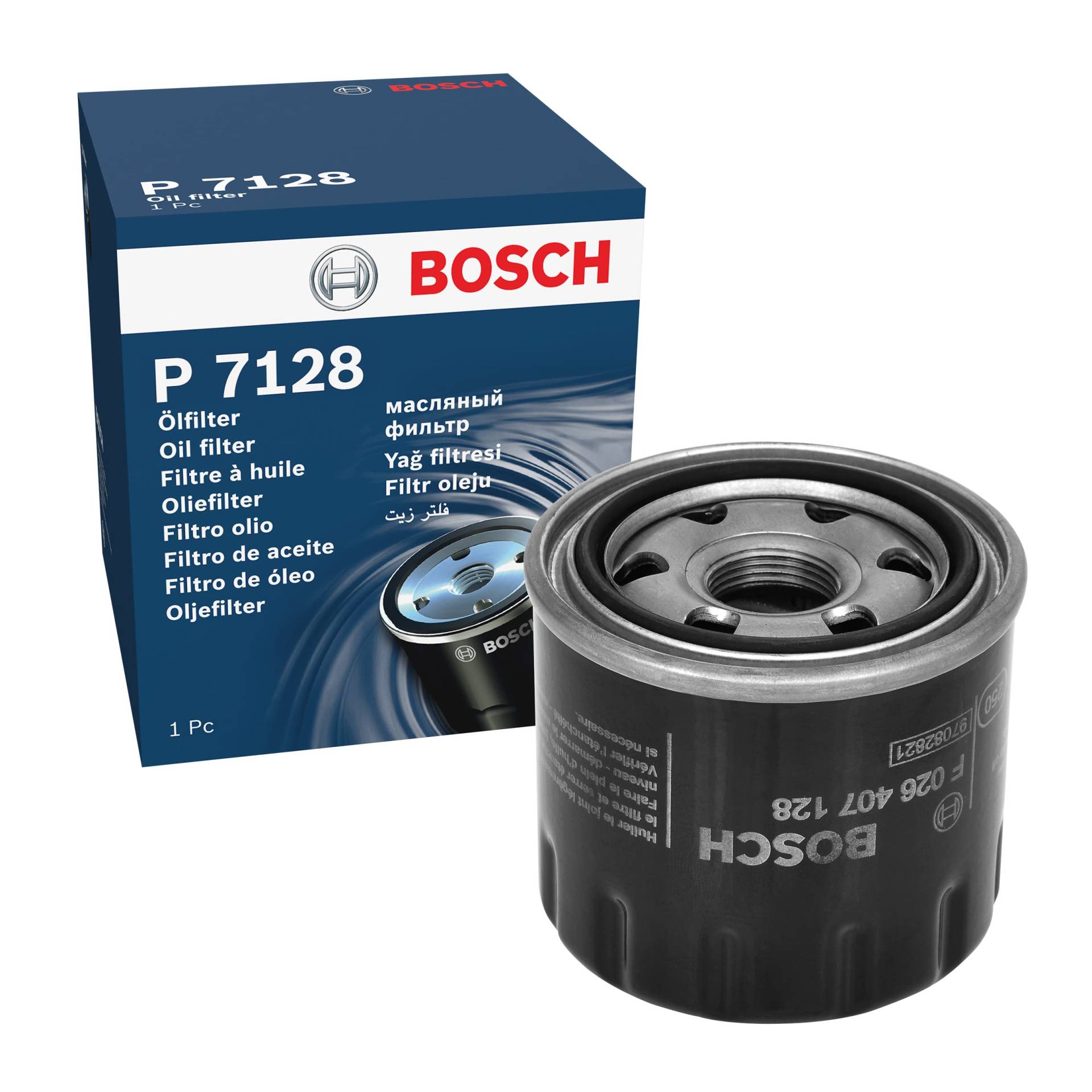 Bosch Automotive P7128 - Ölfilter Auto von Bosch