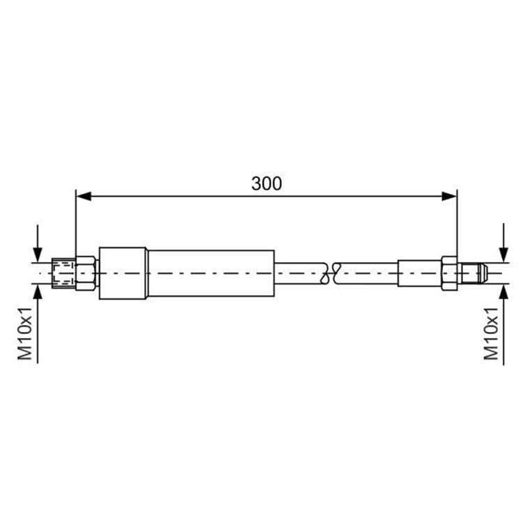 Bosch Bremsschlauch hinten BMW 3er 5er 6er 7er Z1 von BOSCH