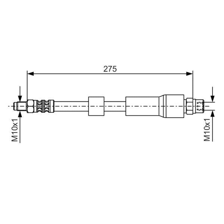 Bosch Bremsschlauch hinten BMW 5er von BOSCH