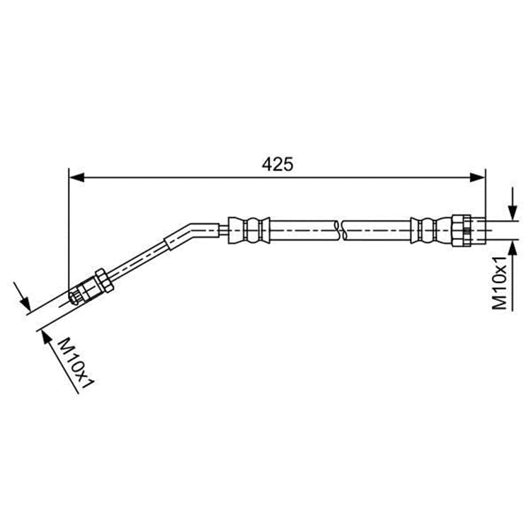 Bosch Bremsschlauch hinten BMW Z4 von BOSCH