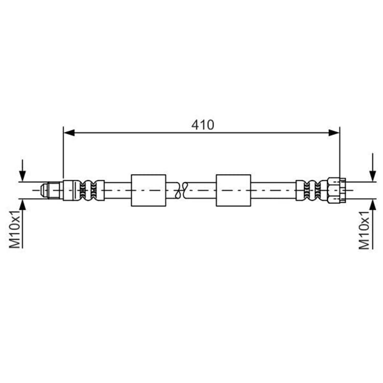 Bosch Bremsschlauch vorne BMW 5er von BOSCH