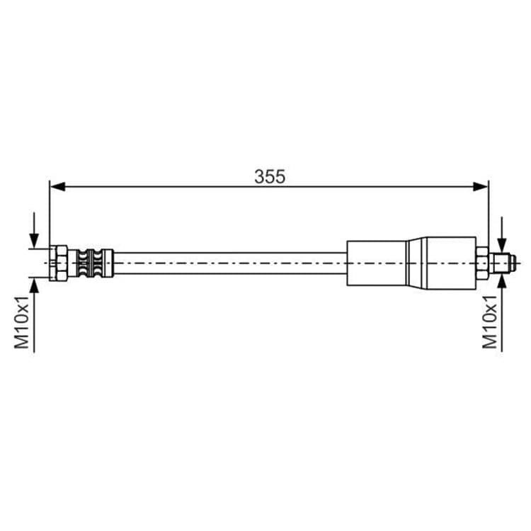 Bosch Bremsschlauch vorne BMW 7er von BOSCH