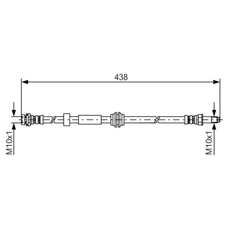 Bosch Bremsschlauch vorne Ford C-Max Focus von BOSCH