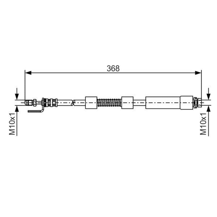 Bosch Bremsschlauch vorne Ford Tourneo Transit von BOSCH