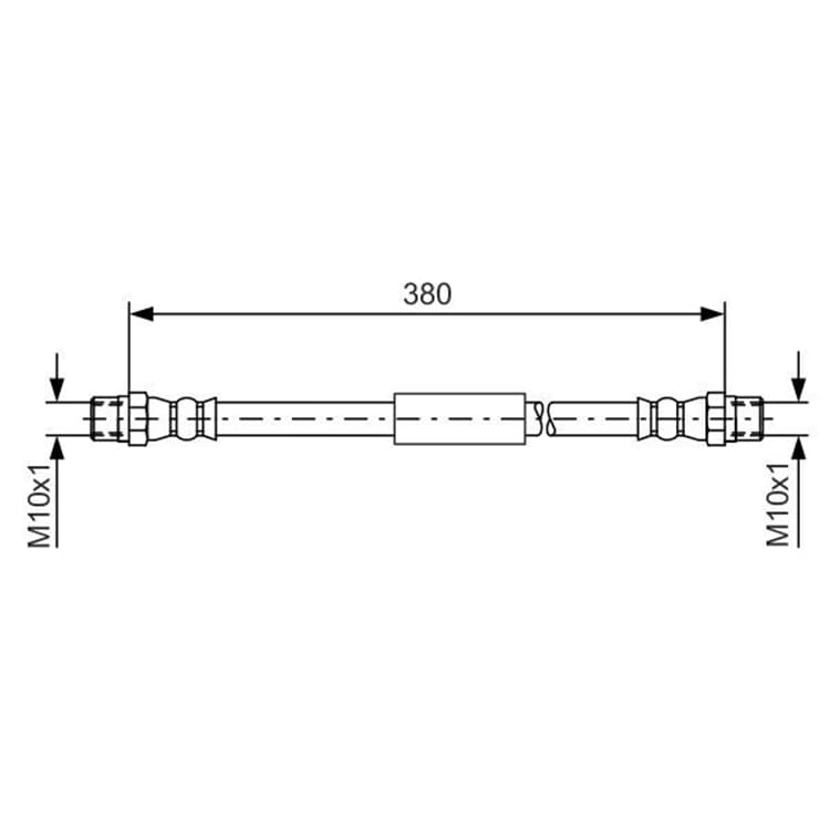 Bosch Bremsschlauch vorne VW Transporter T3 von BOSCH