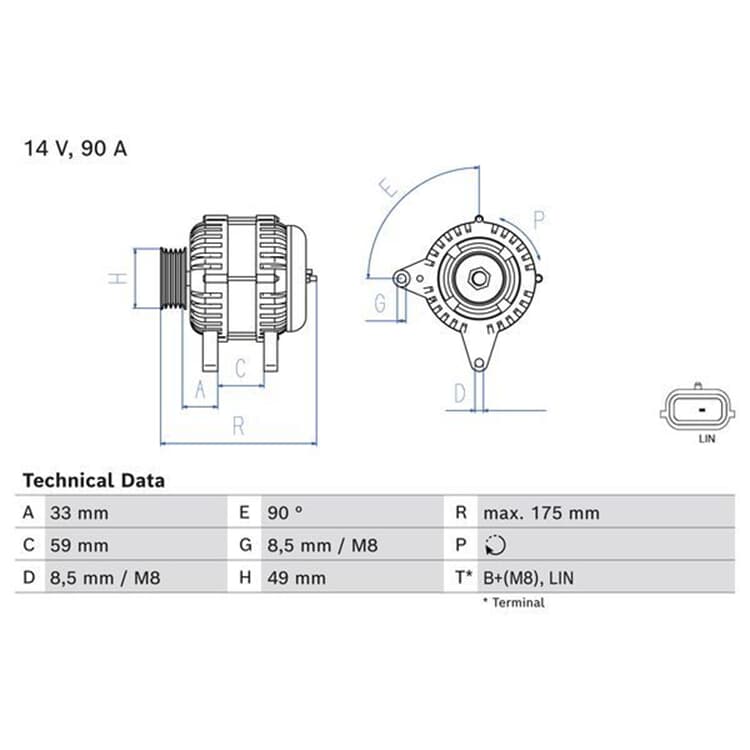 Bosch Generator Dacia Renault von BOSCH