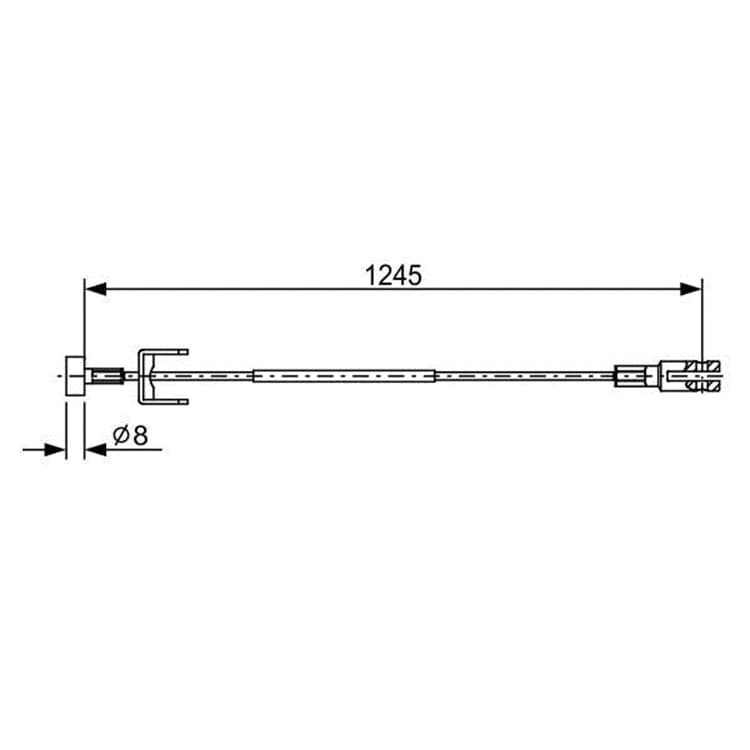 Bosch Handbremsseil Opel Vivaro von BOSCH