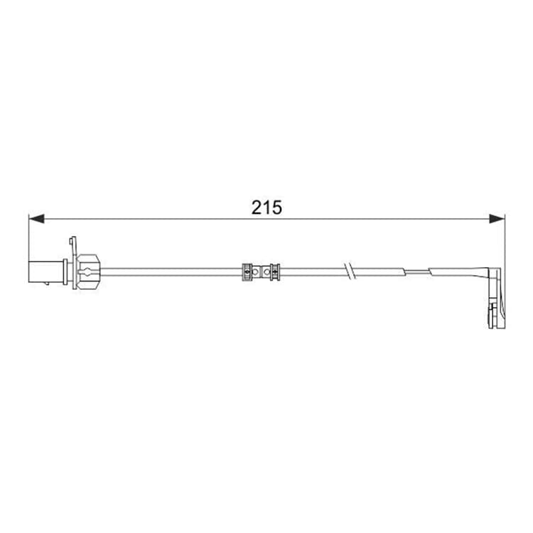 Bosch Warnkontakt f?r Bremsbel?ge Audi A4 A5 A6 A7 Porsche Macan von BOSCH