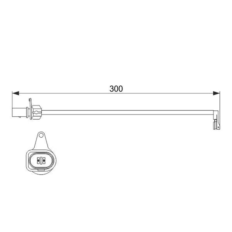 Bosch Warnkontakt f?r Bremsbel?ge Audi A4 A5 A6 A7 Q5 von BOSCH