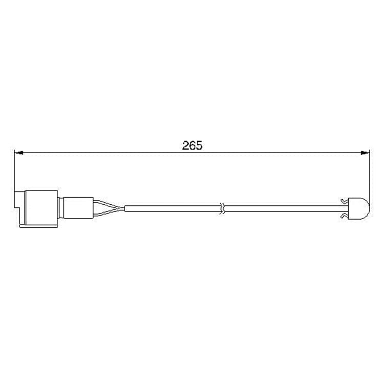 Bosch Warnkontakt f?r Bremsbel?ge BMW 3er 5er 6er Z1 von BOSCH