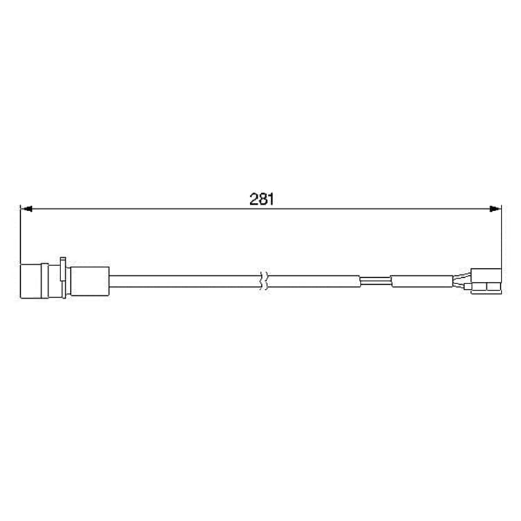 Bosch Warnkontakt f?r Bremsbel?ge Porsche 911 944 von BOSCH