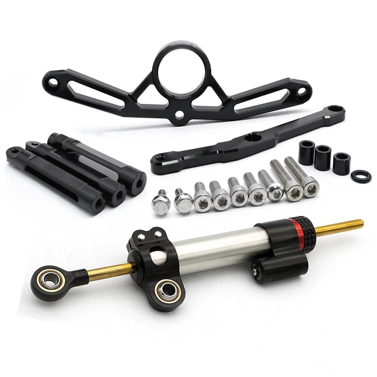 FÜR Y┐amaha MT09 MT 09 2021 2022 Halterung Montage Kit MT-09 Zubehör 2023 Motorrad Stabilisator Lenkung Dämpfer Motorrad Lenkungsdämpfer(B) von BOSDF