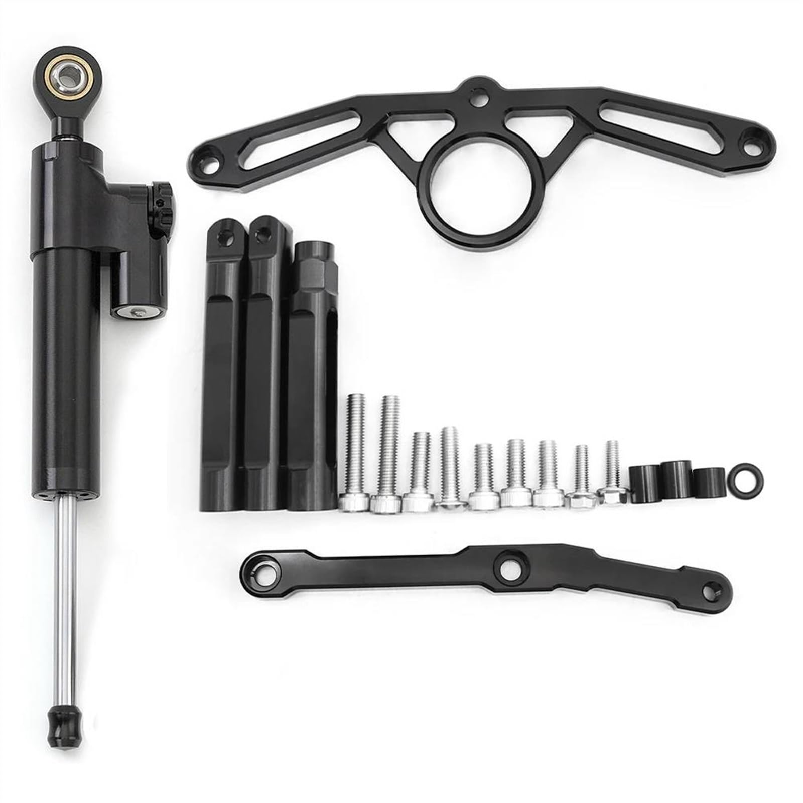 FÜR Y┐amaha MT09 MT 09 2021 2022 Halterung Montage Kit MT-09 Zubehör 2023 Motorrad Stabilisator Lenkung Dämpfer Motorrad Lenkungsdämpfer(D) von BOSDF