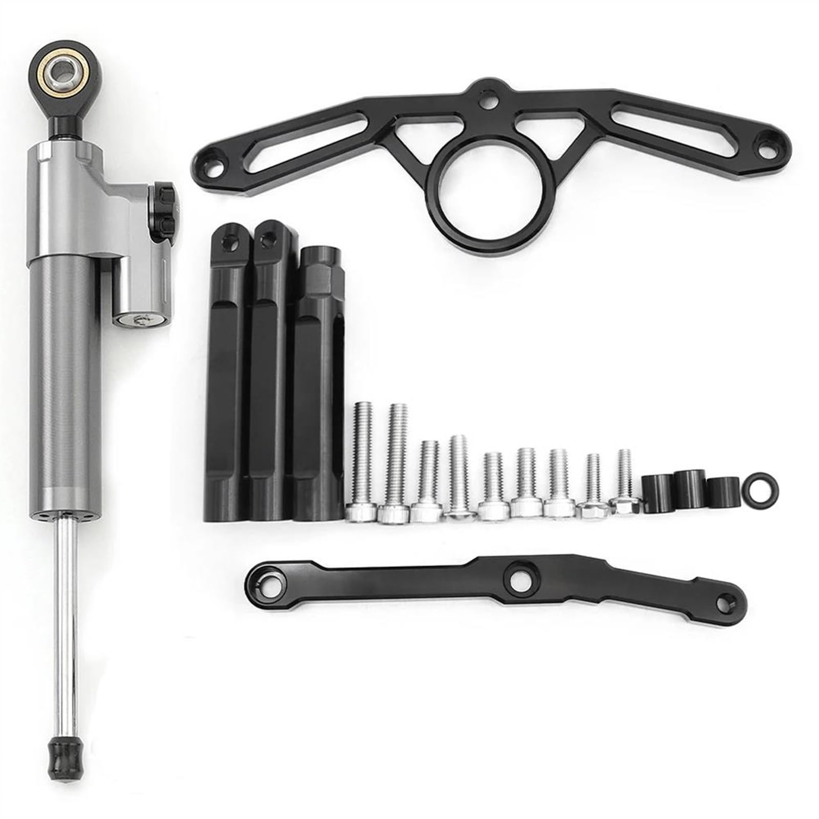 FÜR Y┐amaha MT09 MT 09 2021 2022 Halterung Montage Kit MT-09 Zubehör 2023 Motorrad Stabilisator Lenkung Dämpfer Motorrad Lenkungsdämpfer(E) von BOSDF