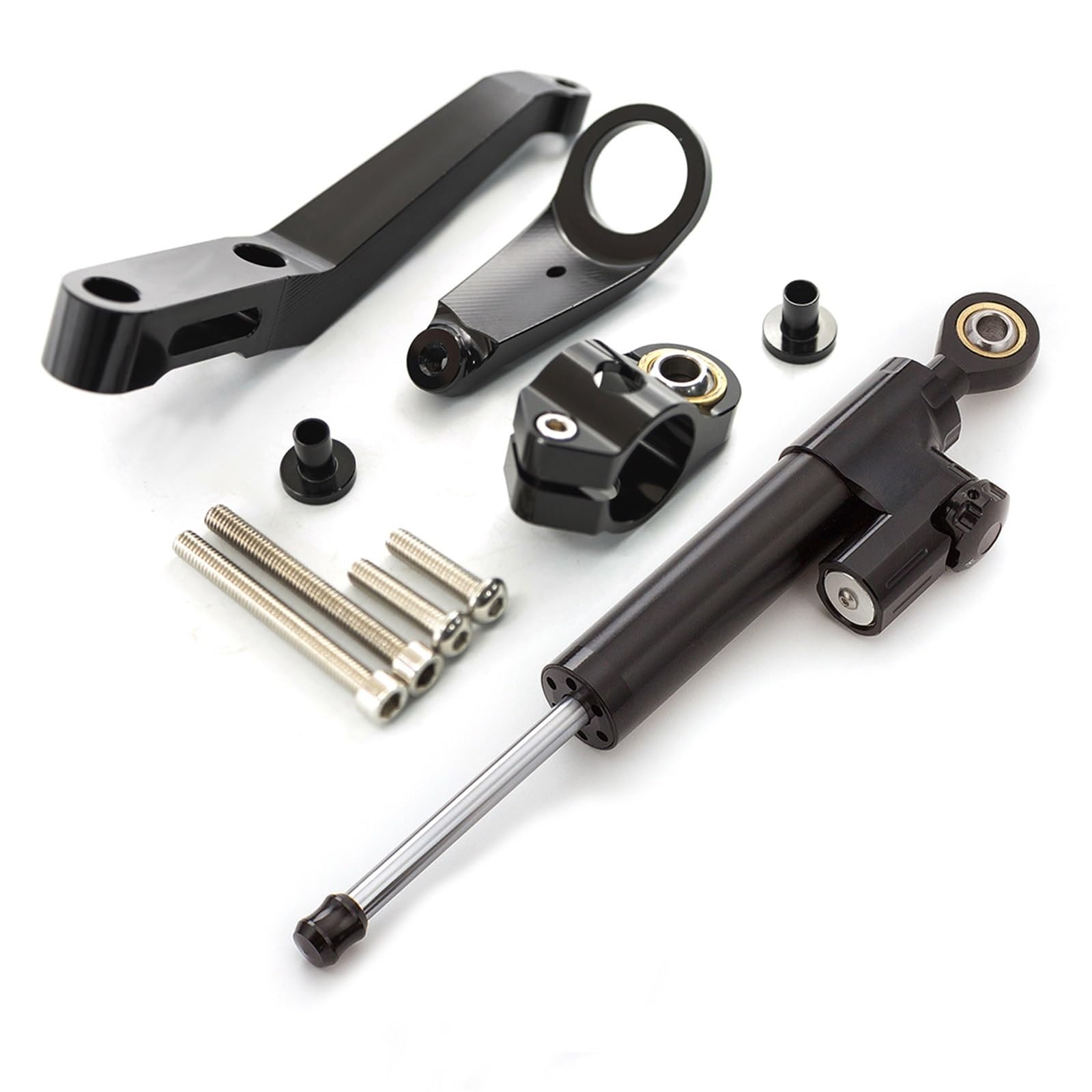 Faser Carbon Lenkungsdämpfer Stabilisator Motorrad Für H┐onda CBR954RR CBR954 RR C┐BR 954RR Dämpfer Halterung Halterung Unterstützung Kit Motorrad Lenkungsdämpfer(Damper n Bracket A) von BOSDF