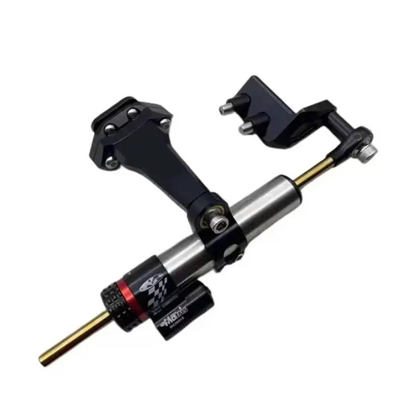 Für CFMOTO 450SR 450 SR Motorrad Directional Dämpfer Stoßdämpfer Stabilisator Lenkung Dämpfer mit Halterung Motorrad Lenkungsdämpfer(B) von BOSDF