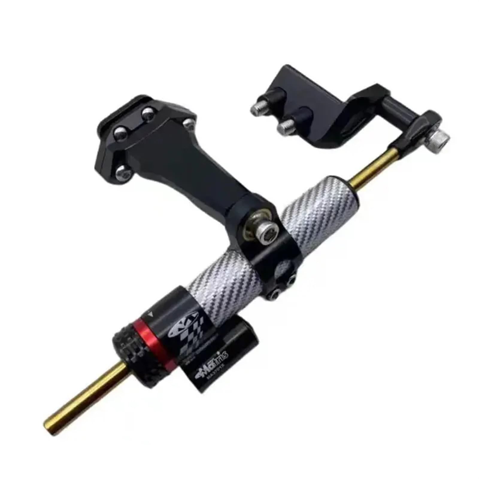 Für CFMOTO 450SR 450 SR Motorrad Directional Dämpfer Stoßdämpfer Stabilisator Lenkung Dämpfer mit Halterung Motorrad Lenkungsdämpfer(C) von BOSDF