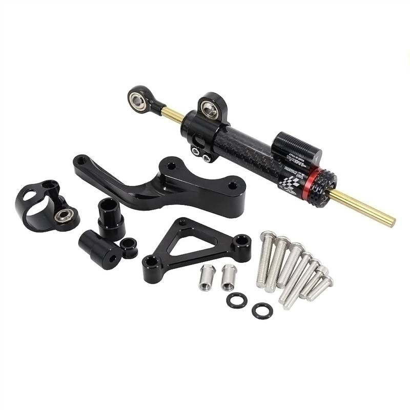 Für D┐ucati 696 796 795 CNC Motorräder Lenkung Stabilisieren Dämpfer Halterung Mount Kit Zubehör 5 Farben Motorrad Lenkungsdämpfer(A) von BOSDF