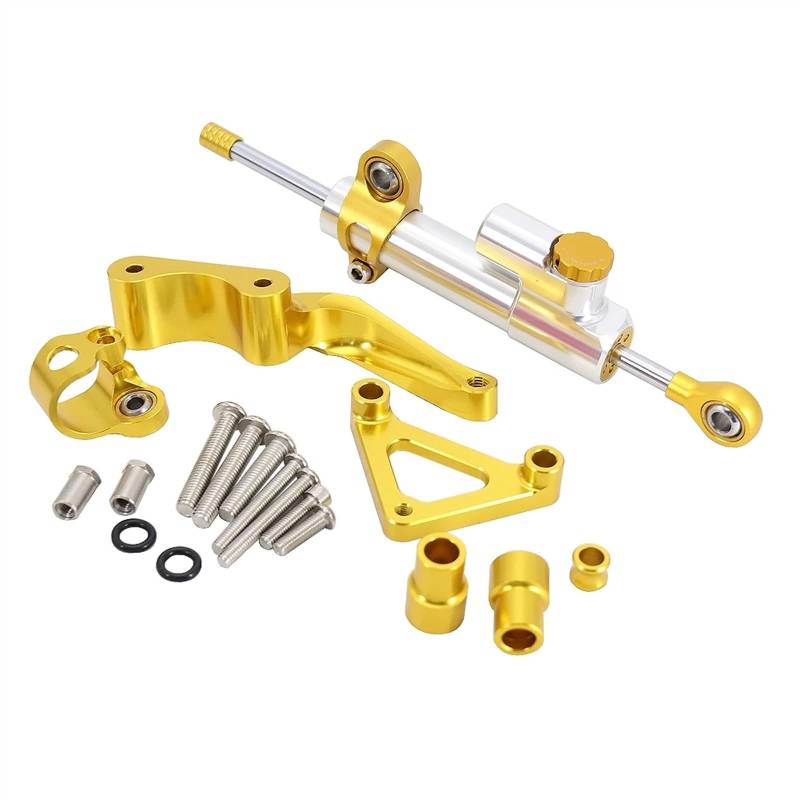 Für D┐ucati 696 796 795 CNC Motorräder Lenkung Stabilisieren Dämpfer Halterung Mount Kit Zubehör 5 Farben Motorrad Lenkungsdämpfer(L) von BOSDF