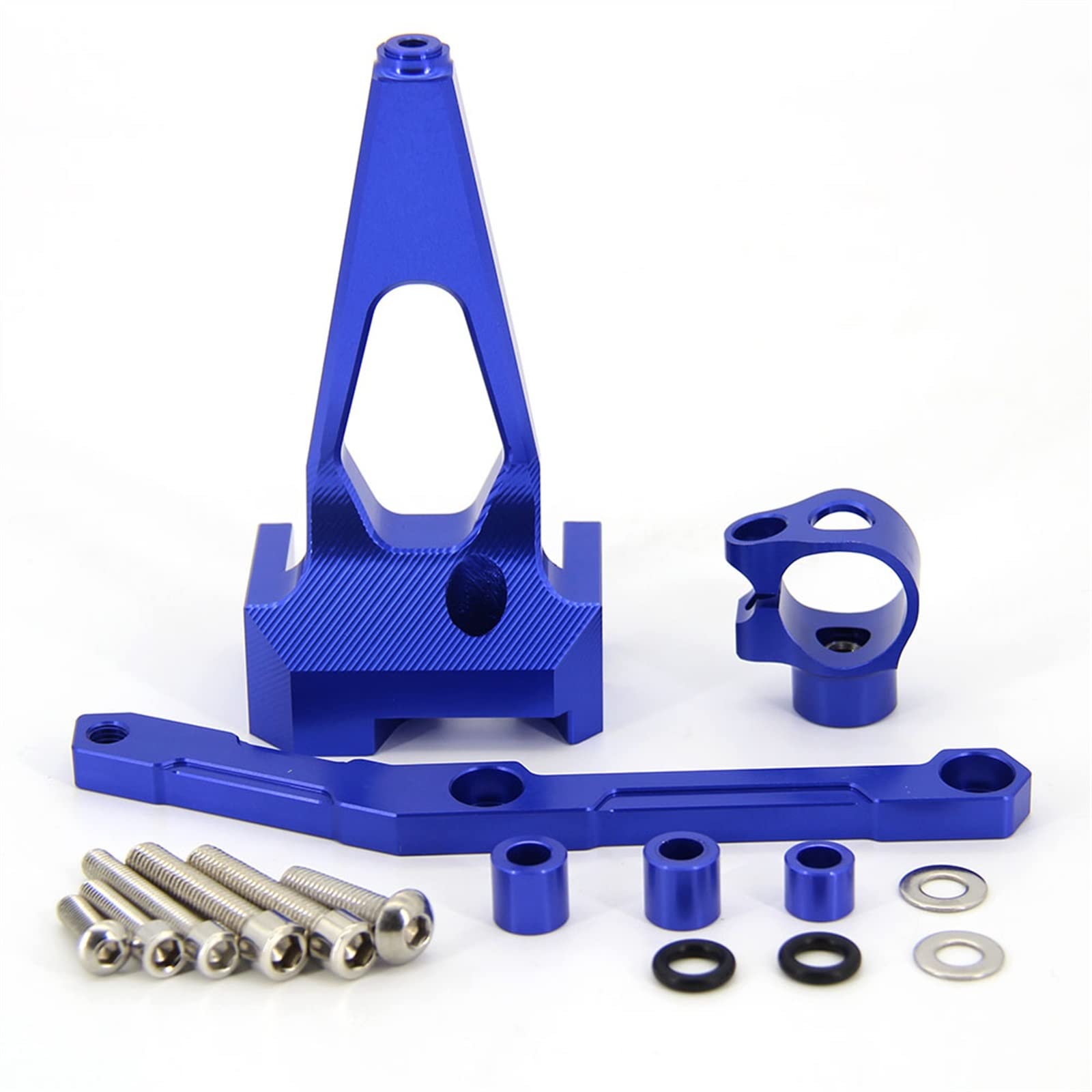 Für MT09 MT-09 MT 09 FZ09 FZ 09 FZ-09 2013-2019 Motorrad Lenkung Stabilisieren Dämpfer Halterung Montage Kit Anti-Vibration Unterstützung Motorrad Lenkungsdämpfer(Blue) von BOSDF