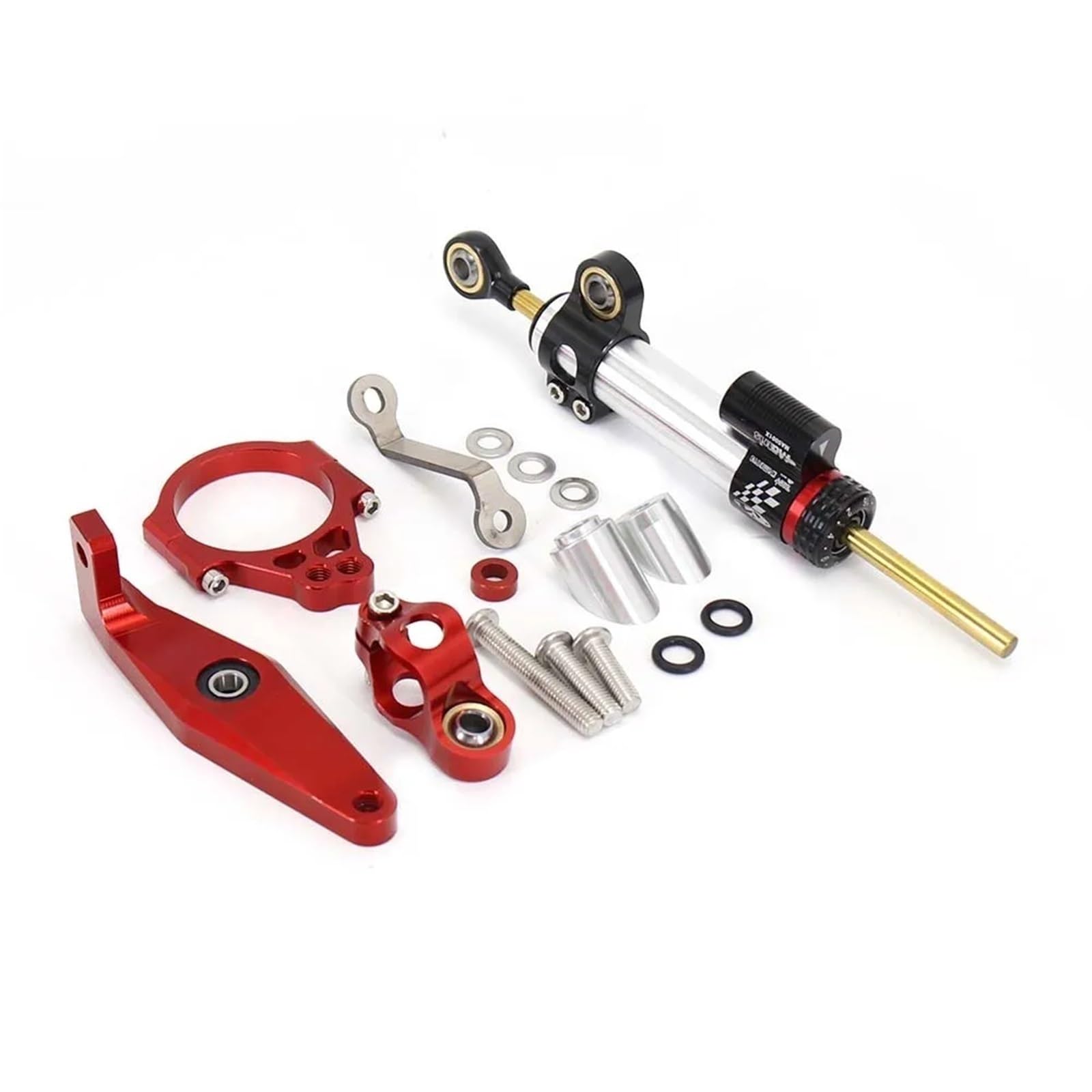 Für Y┐AMAHA MT09 Mt09 SP MT09 MT09 SP 2021 2022 2023 Motorräder Zubehör Lenkung Stabilisieren Dämpfer Halterung Montage Kit Motorrad Lenkungsdämpfer(P) von BOSDF