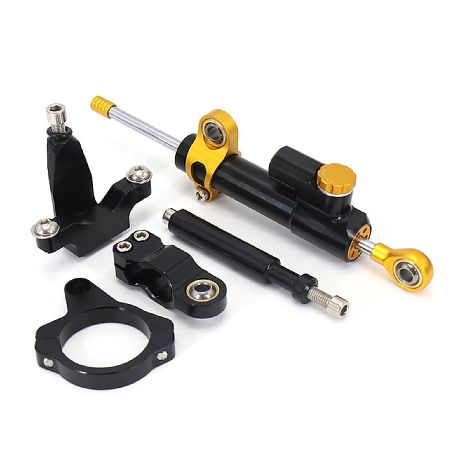 Für Y┐amaha YZF R7 YZF R7 2021 2022 2023 Motorrad Zubehör CNC Lenkung Dämpfer Stabilisator Halterung Montage Kit Motorrad Lenkungsdämpfer(B) von BOSDF