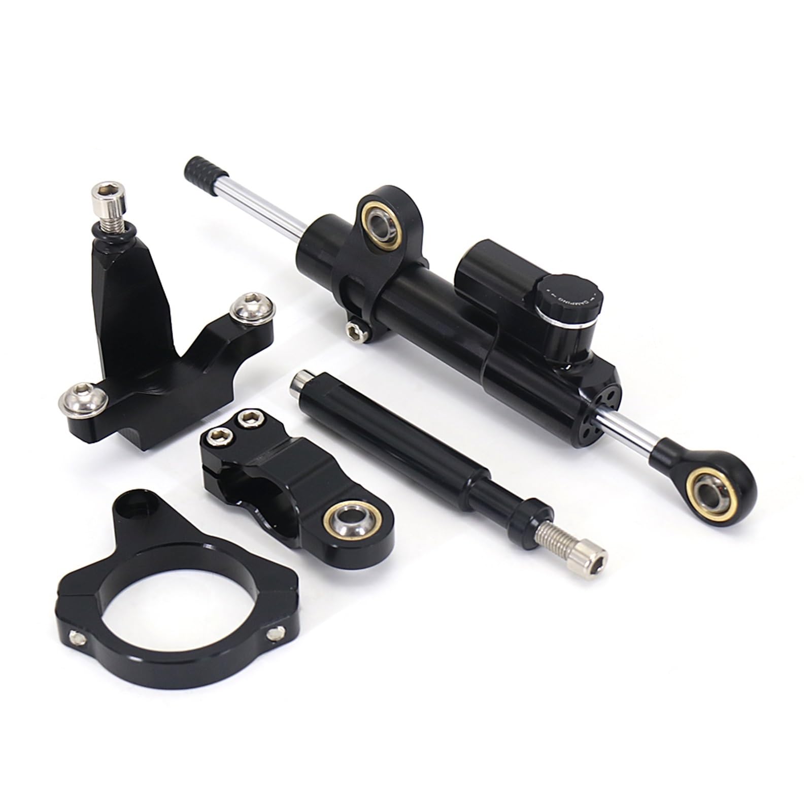 Für Y┐amaha YZF R7 YZF r7 2021 2022 2023 Motorradzubehör Lenkungsdämpfer Stabilisator Halterung Montagesatz Motorrad Lenkungsdämpfer(A) von BOSDF