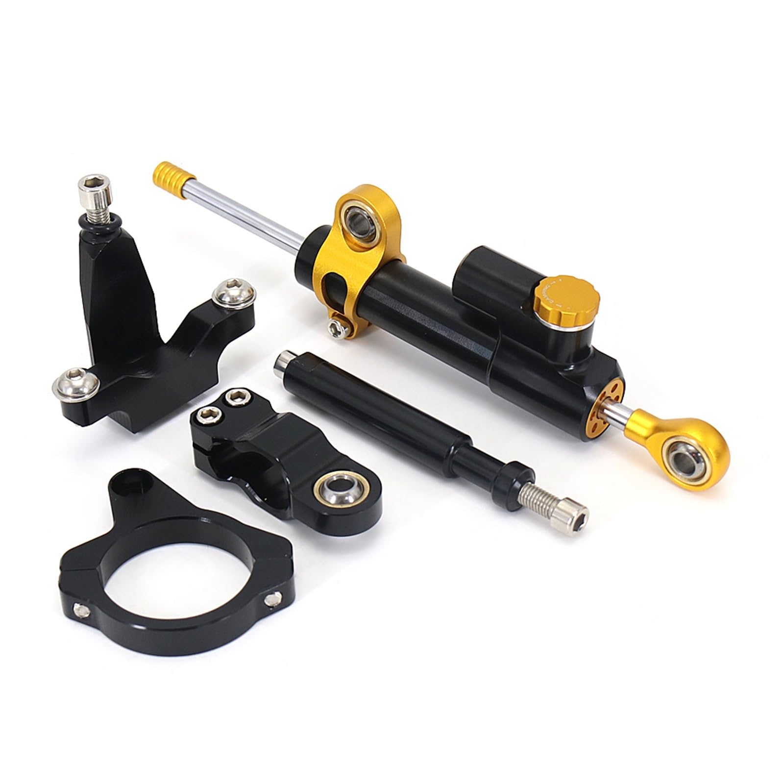 Für Y┐amaha YZF R7 YZF r7 2021 2022 2023 Motorradzubehör Lenkungsdämpfer Stabilisator Halterung Montagesatz Motorrad Lenkungsdämpfer(E) von BOSDF