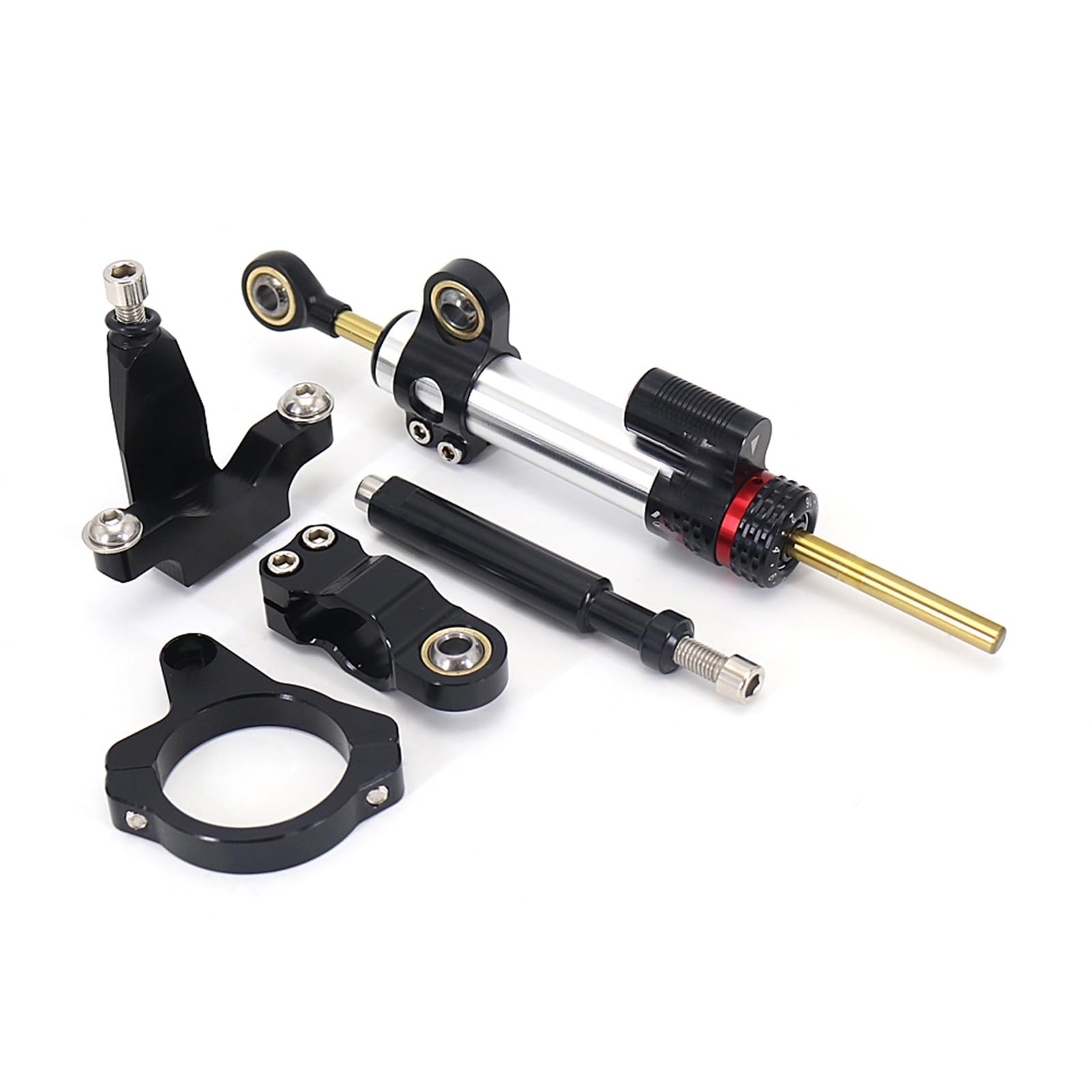 Für Y┐amaha YZF R7 YZF r7 2021 2022 2023 Motorradzubehör Lenkungsdämpfer Stabilisator Halterung Montagesatz Motorrad Lenkungsdämpfer(N) von BOSDF