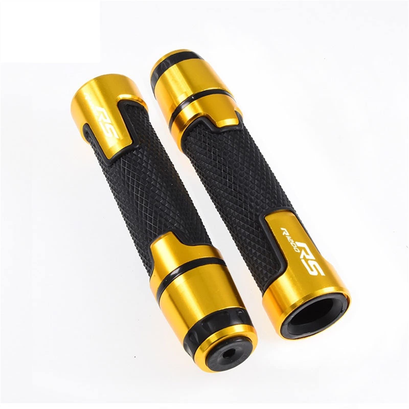 Motorrad Lenkergewichte Für B┐MW R1200RS R1200 R 1200 RS Design 7/8 '' 22 mm Motorradknöpfe Anti-Rutsch-Griffenden Griffe Bar Hand Handleba(Gold) von BOSDF