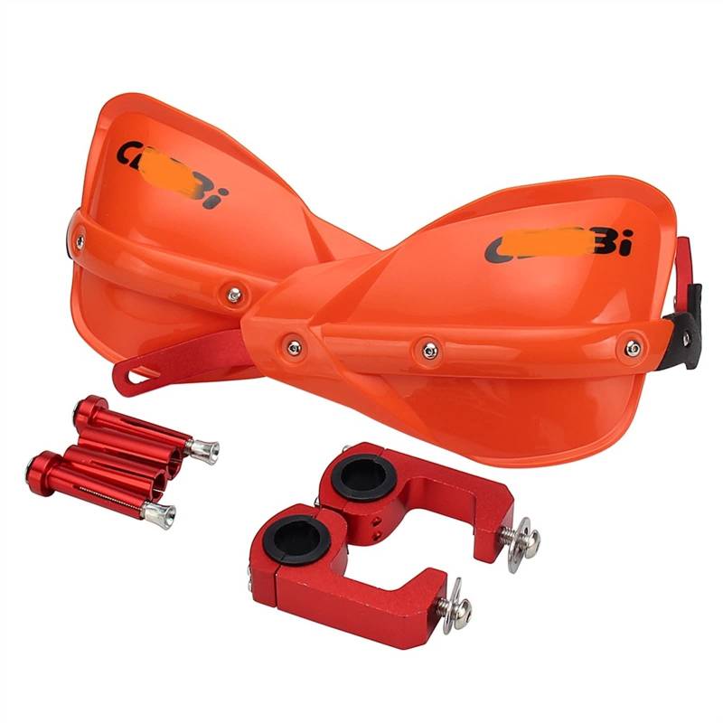 Motorrad Lenkergewichte Für CRF YZ YZF KX KLX KXF WR WRF SX SXF XC EXC TE RMZ Dirt Bike Motorrad 28 mm 22 mm Lenkerschutz Handschutz Handschutz(Orange,C) von BOSDF