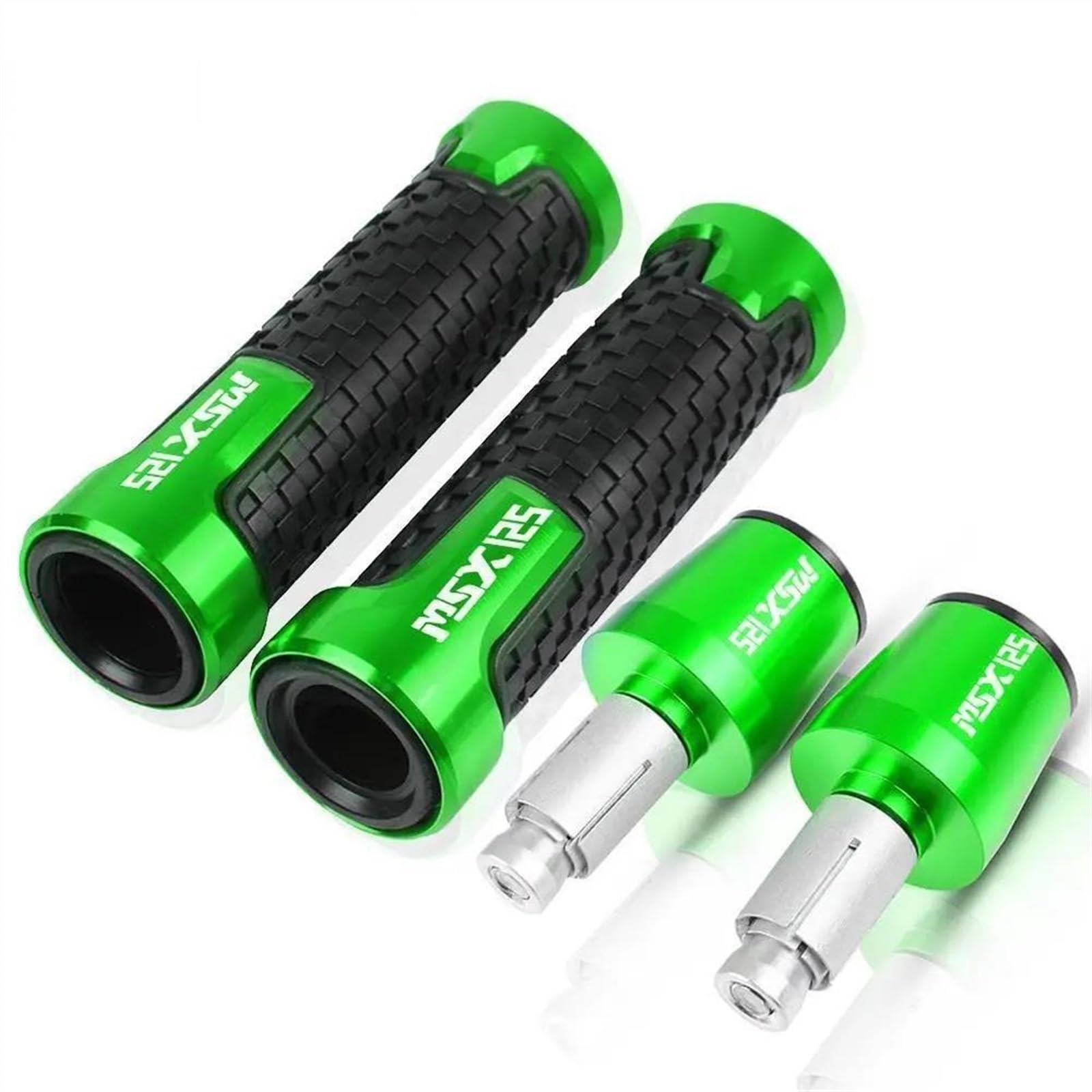 Motorrad Lenkergewichte Für H┐ONDA GROM MSX125 MSX 125 2014 2015 2016 2017 2018 2019 2020 2021 Motorräder Lenkergriffe Stecker Slider Griff Bar Ends(Green,MSX125) von BOSDF