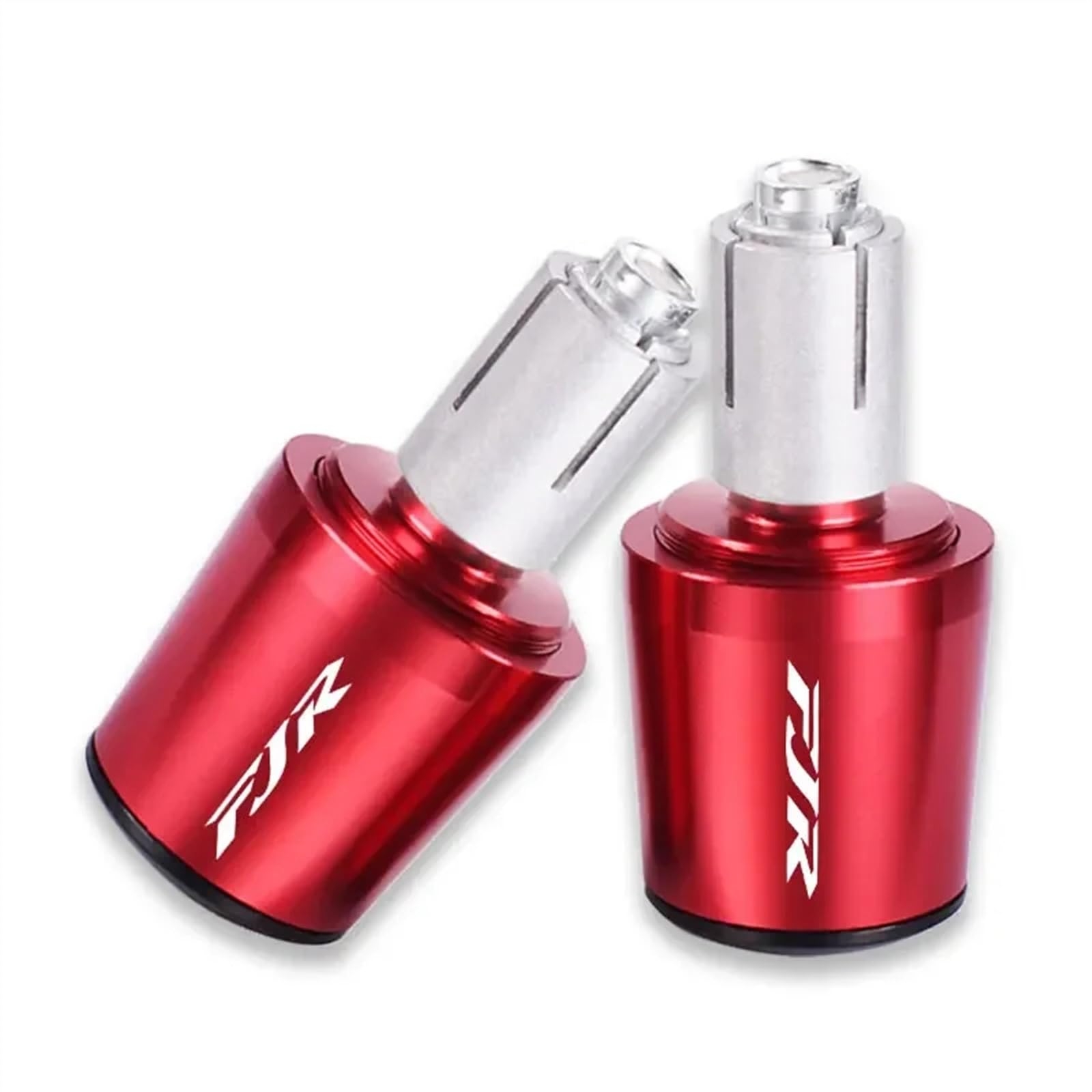 Motorrad Lenkergewichte Für Y┐amaha FJR1300 FJR 1300 2004-2015 Motorrad CNC Lenker Lenkergriffe Kappe Endgriff Stecker Kappe Zubehör(Red) von BOSDF