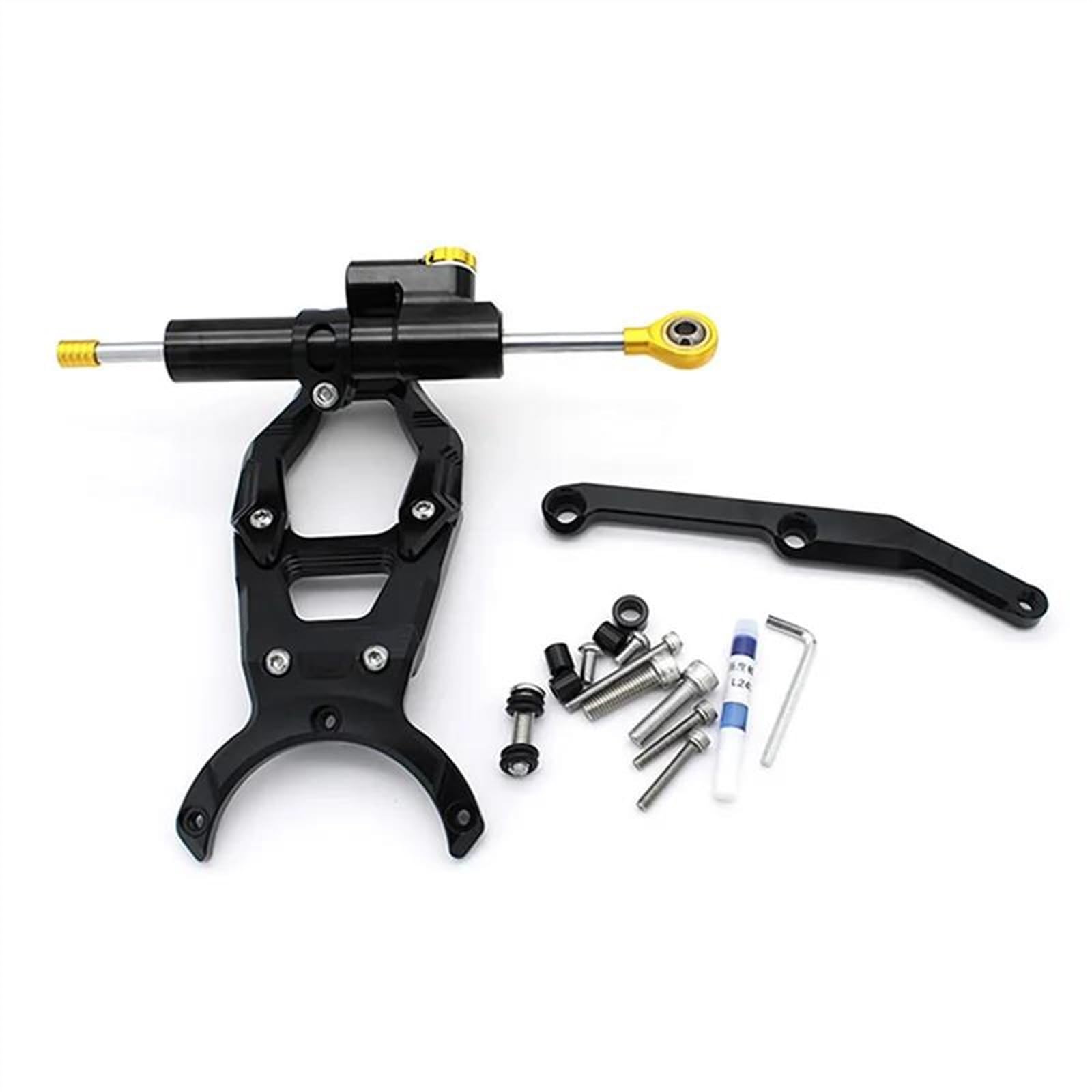 Motorrad Lenkungsdämpfer Für CFMOTO 800NK 2023 CNC Motorrad Richtungsdämpfer Stoßdämpfer Stabilisator Lenkungsdämpfer Halterung Semspeed(A) von BOSDF